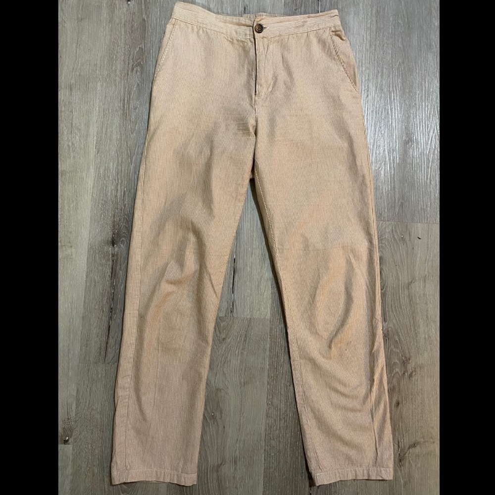 Forever 21 Pinstriped Cropped Trousers